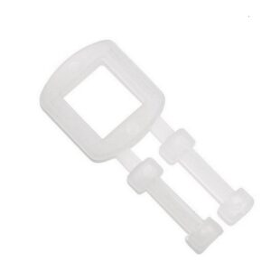 WHITE 12mm Polypropylene(PP) Buckles for Hand Polypropylene(PP) Strapping | Qty: 1,000 Seals
