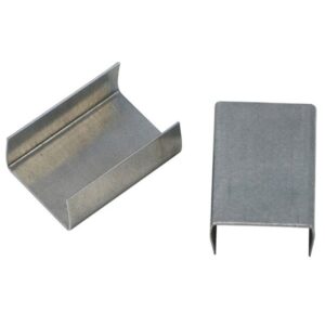 Open Flange Metal Seal For 16mm Polypropylene(PP) Strapping | Qty: 1,000 Seals
