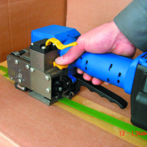 PET / Polypropylene(PP) Combination Battery Operated Strapping Sealing Tool - Suit 12.7mm to 19mm Strapping (0.4mm to 1.35mm Widths)