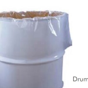 CLEAR Drum liners - 1,000mm x 1,525mm - 80um | Qty: 60 Bags