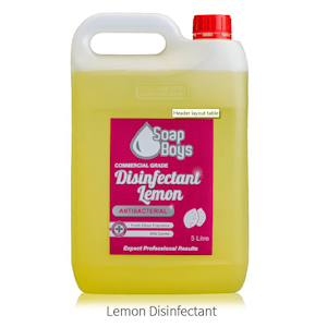 Washroom & Ensuite Disinfectant Lemon - 5 Litre Drum