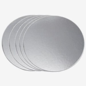 SILVER Round Cake Base - 300mm Diameter | Qty: 50 Units