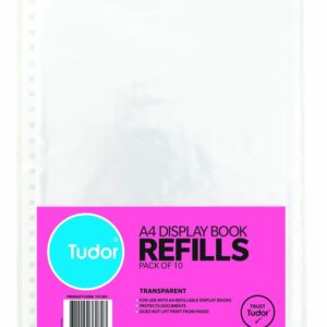 A4 Pack Display Book Transparent Refill
