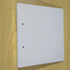WHITE Beautone A4 Insert Binder - 38mm 2D Ring - 300 Sheets of 80gsm Capacity