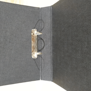 BLACK Marbig A4 Lever Arch Insert Binder - 38mm 2D Ring Spine