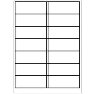 A4 Plain Permanent Adhesive Laser Sheets - 4 Labels/Sheet | Qty: 100 Sheets
