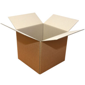 BROWN Single-Wall Cardboard Carton - 300mm x 300mm x 300mm | Qty: 25 Cartons