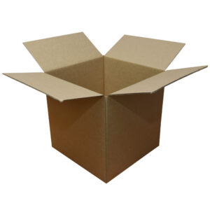 BROWN Single-Wall Cardboard Carton - 350mm x 350mm x 350mm | Qty: 25 Cartons