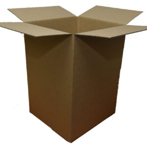 BROWN Single Wall - Tea Chest Cardbaord Carton - 430mm x 400mm x 600mm | Qty: 10 Cartons