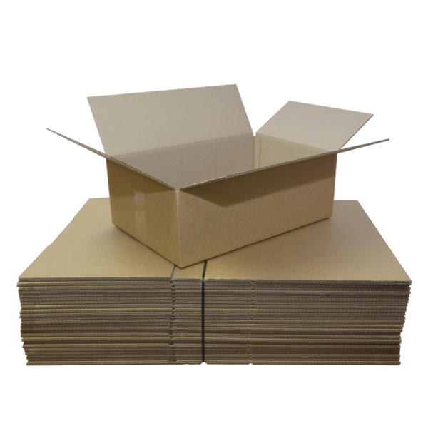 BROWN Single-Wall Lay Flat Cardboard Carton - 6-12 Wine Bottle' Box ...