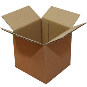 BROWN Single-Wall Cardboard Carton - 100mm x 100mm x 100mm | Qty: 100 Cartons