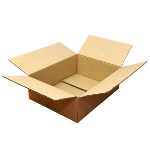 BROWN Single-Wall Cardboard Carton - 400mm x 300mm x 120mm | Qty: 25 Cartons