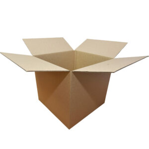 BROWN Single-Wall Cardboard Carton - 400mm x 400mm x 400mm | Qty: 25 Cartons