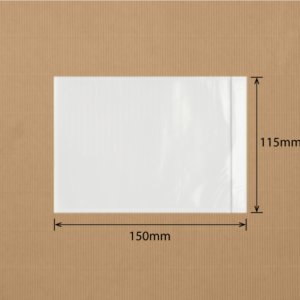 CLEAR Plain Self Adhesive Packaging Envelopes (Doculopes) - 115mm x 150mm | Qty: 1,000 Units