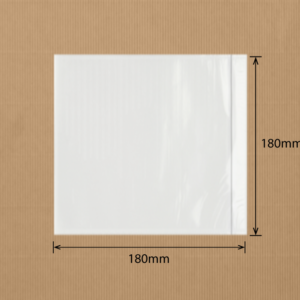 CLEAR Plain Self Adhesive Packaging Envelopes (Doculopes) - 180mm x 180mm | Qty: 1,000 Units