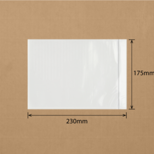 CLEAR Plain Self Adhesive Packaging Envelopes (Doculopes) - 230mm x 175mm | Qty: 1,000 Units