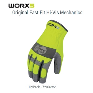Fast Fit Hi-Vs Mechanics Glove | Qty: 12 Units