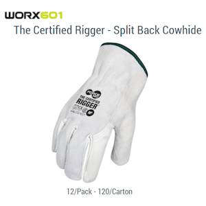Force360 The Certified Splitback Rigger Glove | Qty: 12 Units