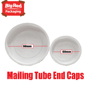 90mm End Caps for Mailing Tube | Qty: 50 End Caps