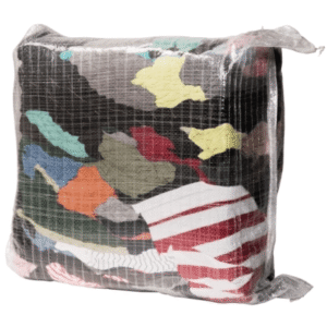 COLOURED Mixed Medium, Light Cotton & Fleecy Rags - 15kg Bag