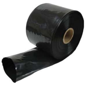 BLACK Lay Flat Poly Tubing - 150/100 - 150mm - 100um