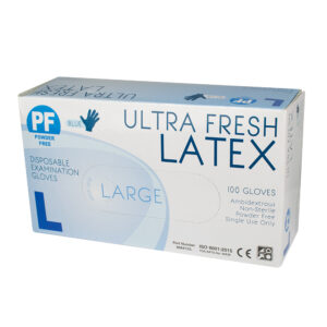 CLEAR Latex Examination Gloves | Qty: 100 Units
