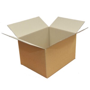 BROWN Single-Wall Cardboard Carton - 410mm x 340mm x 250mm | Qty: 25 Cartons