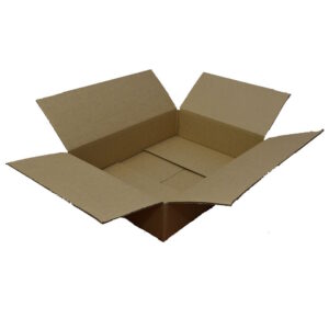 BROWN Single-Wall Cardboard Carton - 480mm x 350mm x 100mm | Qty: 25 Cartons