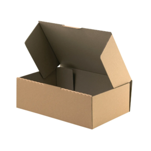 BROWN Single-Wall Die-Cut Cardboard Carton - 220mm x 160mm x 77mm | Qty: 25 Cartons