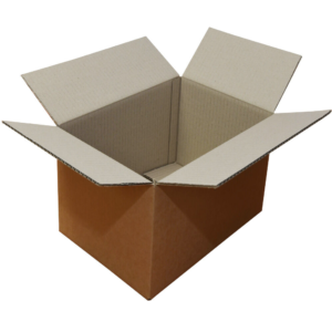 BROWN Single-Wall Cardboard Half A4 Carton - 320mm x 220mm x 160mm | Qty: 25 Cartons