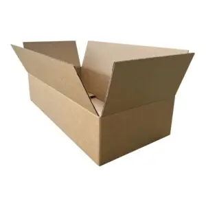 BROWN Single-Wall Cardboard Carton – 600mm x 260mm x 185mm | Qty: 250 Cartons