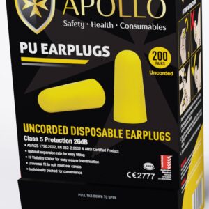 EarPlugs Uncorded | Qty: 200 Units